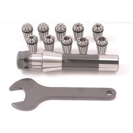 ABS IMPORT TOOLS ER Spring Collet & Chuck Set - ER-40 - 10 Piece Set - R8 39000004